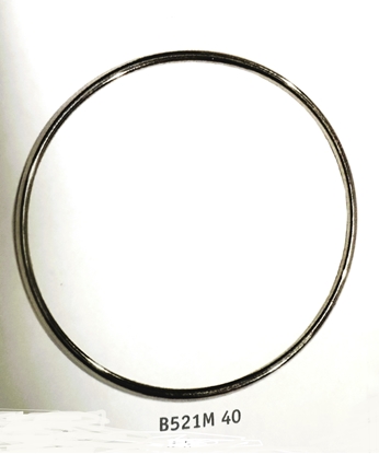 Immagine di ANELLO DI METALLO D. 8 CM. BLISTER DA 12 PZ. SILVER