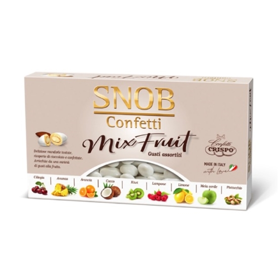 Immagine di CONFETTI SNOB MIX FRUIT BIANCHI CF 1 KG.