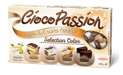 Picture of CONFETTI CIOCO PASSION SELECTION COLOR CF. 1 KG MARRONCINO