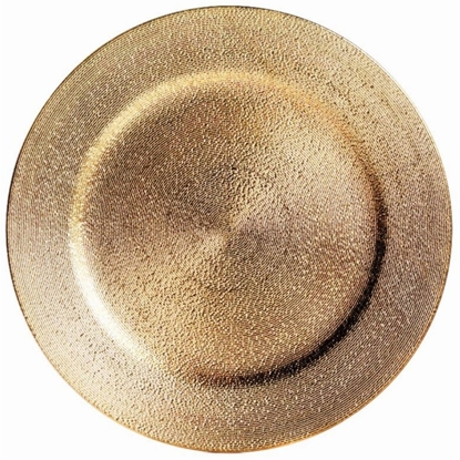 Immagine di PIATTO RUVIDO D33 ORO RESINA