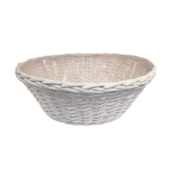 Immagine di CIOTOLA ALTA BORDO TRECCIA BIANCA D.25 H13