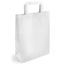 Immagine di SACCHETTO SHOPPER KRAFT BIANCO 8 X 18 X 22 CM CF 50 PZ
