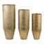 Immagine di SET 3 VASI METALLO (M.G.CM.50x50x135) GOLD