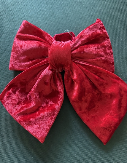 Immagine di FIOCCO VELVET BOW CM.23 X H.29 RED