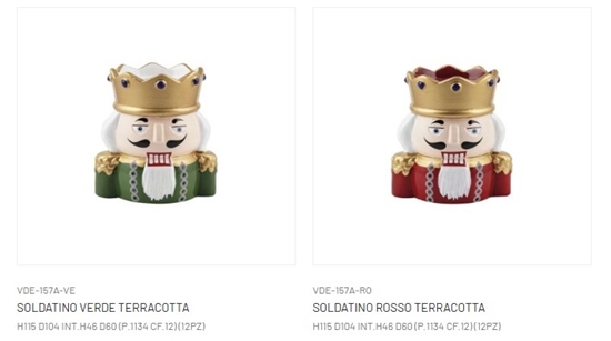 Immagine di SOLDATINO TERRACOTTA H115 D104 INT.H46 D60