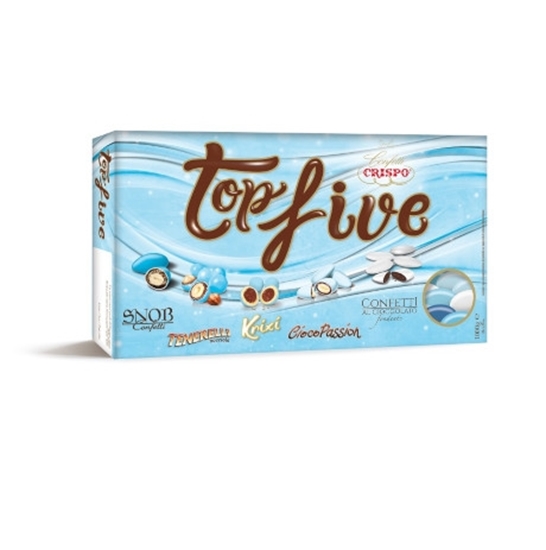 Immagine di CONFETTI CRISPO TOP FIVE SELECTION CF. 1 Kg. celeste