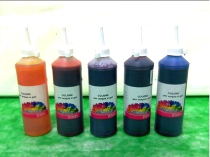 Immagine di COLORANTI PER ACQUA E GEL TAPPO CONICO 250 ML.