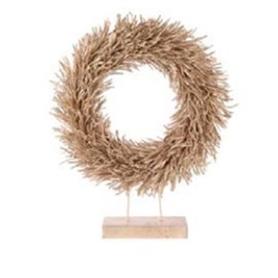 Immagine di CORONA NATURALE SU BASE CM.50x13x65