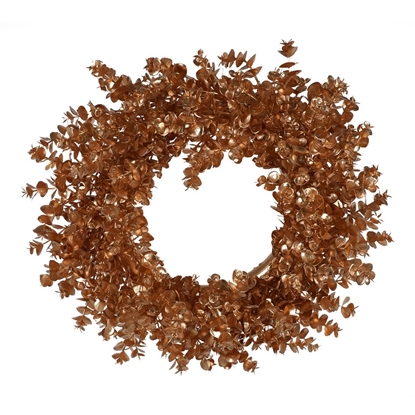 Immagine di CORONCINA EUCALYPTO GOLD ø CM.50