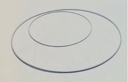 Immagine di METAL RING 50CM WHITE