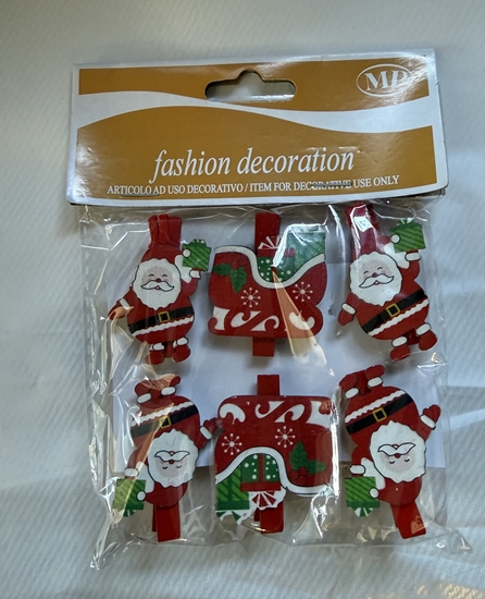 Picture of SANTA PEGS CF. 6 PZ CM.3XH.4.5
