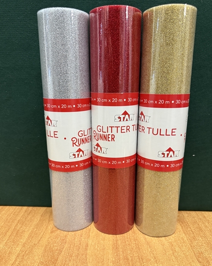 Immagine di GLITTER TULLE  BOBINETTE H.30 CM X 20 M