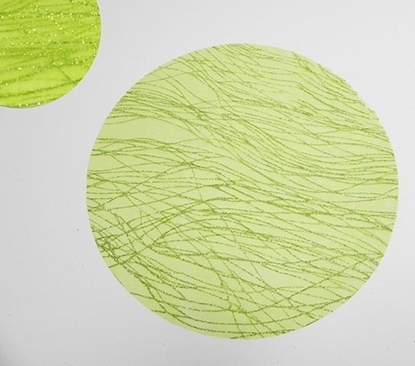 Immagine di TULLE ORGANZA CRYSTAL DIAM.23 CM. VERDE X 50 PZ.