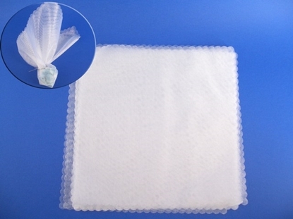 Immagine di TULLE ORGANZA QUADRATO 23X23 CM. COL. MIX CF 50  pz.