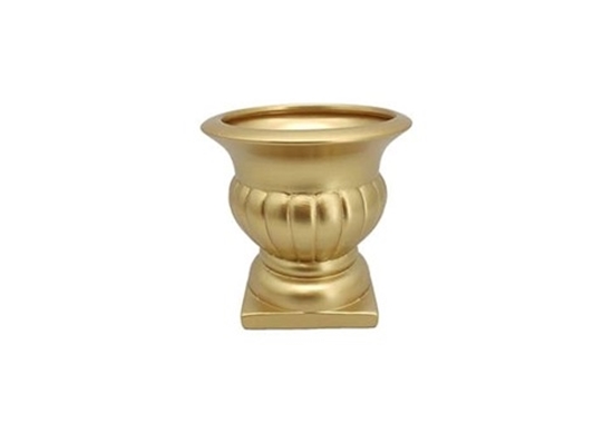 Immagine di COPPA STILE ROMANO CERAMICA ORO D.20H.20 CM