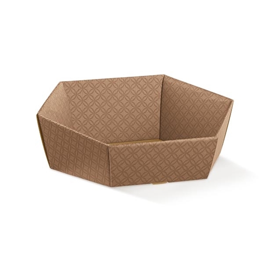 Immagine di VASSOIO ESAG.290X230X85 MM MATELASSE' CUOIO CF.2 PZ