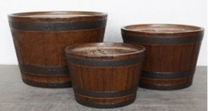 Immagine di VASO FI. 56 X H. 37 cm. MARRONE