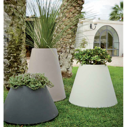 Immagine di VASO CONICO VULCANO- VSLC 30 BI PERLA