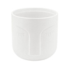 Immagine di VASO CON VISO CASPO' CERAMICA H125 D125 int.D115