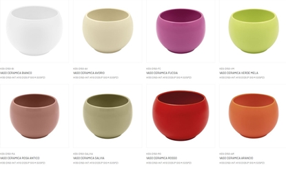 Immagine di VASO CIOTOLA CERAMICA H.130 D.150 mm