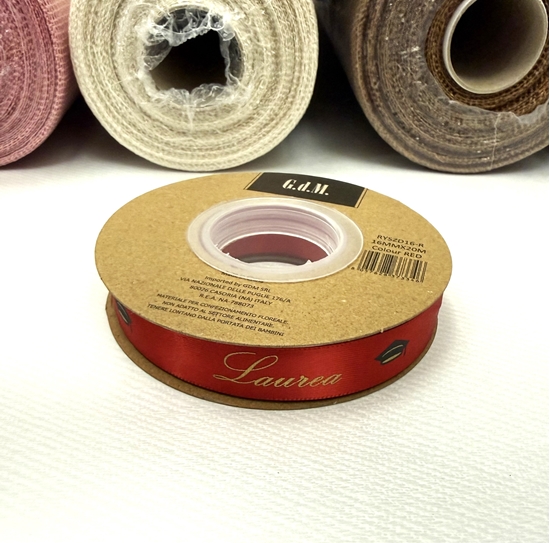 Immagine di NASTRO SATIN 16MM X 20M LAUREA ROSSO