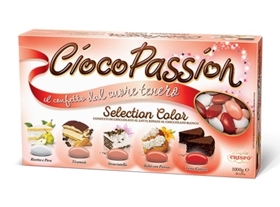 Immagine di CONFETTI CIOCO PASSION SELECTION COLOR CF. 1 KG ROSSI