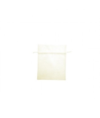 Immagine di SACCHETTO ORGANZA CREMA PC. L.8xH.10 CM CF. 10 PZ.