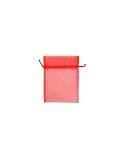 Immagine di SACCHETTO ORGANZA ROSSO PC.CM.10 CF. 10 PZ.