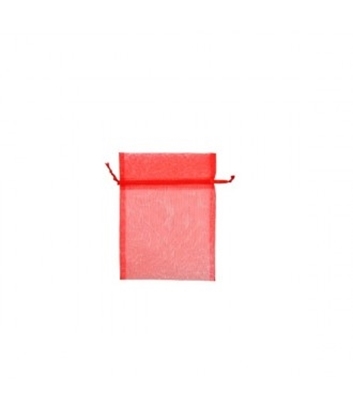 Immagine di SACCHETTO ORGANZA ROSSO PC.CM.10 CF. 10 PZ.