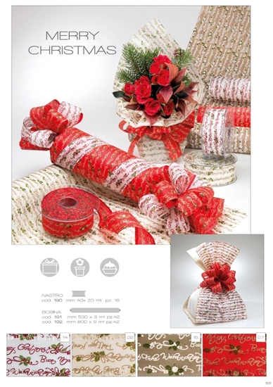 Picture of BOBINA MERRY CHRISTMAS MM 1000 X 9 MT