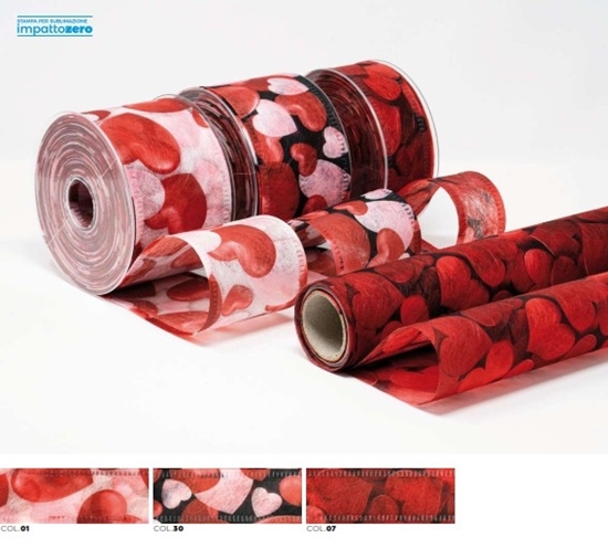 Picture of NASTRO CUORI DECOFIBRA MM 70X25 MT.