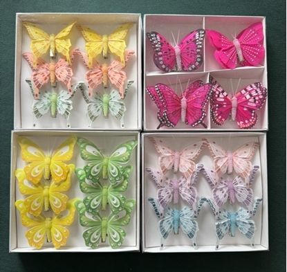 Picture of FARFALLA 8 CM COL. ASSORTITI (6 PZ)