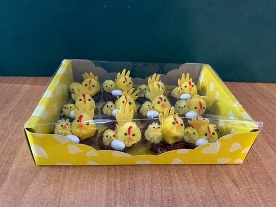 Immagine di PULCINI 5,5 CM C / NIDO (12 PZ )