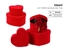 Immagine di SCATOLA EDWARD BOXES - set 2 PZ GR.22x19x10 -15,6x13X8 CM