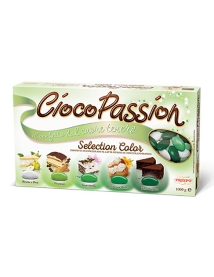 Immagine di CONFETTI CIOCO PASSION SELECTION COLOR CF. 1 KG VERDE