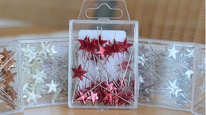 Immagine di SPILLI DECO STELLA l. 60 mm CF. 40 PZ