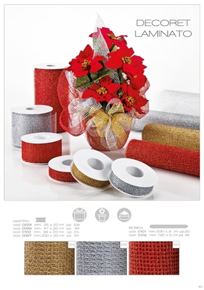 Immagine di NASTRO DECORET LAMINATO MM 47 X 20 MT