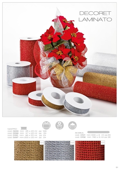 Immagine di NASTRO DECORET LAMINATO MM 47 X 20 MT