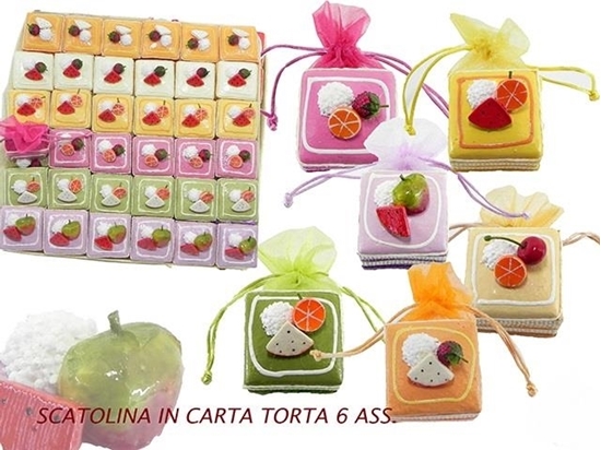 Immagine di SCATOLINA IN CARTA TORTA 6X6 CF. 36 PZ