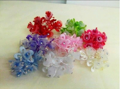 Immagine di FIORE ARTIFICIALE C/STRASS CM. 2  CF. 72 PZ.