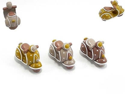 Immagine di VESPINA IN RESINA 3 ASS. 6X3XH.4 CM.