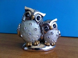 Picture of WHITE STRASS COPPIA GUFI GR. CM. 7X7