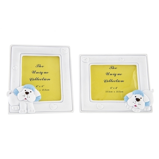 Immagine di BABY CANE P/FOTO CELESTE GR. CM. 16