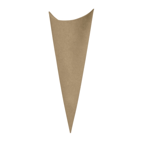 Immagine di CONO BUSTA H.190  L.75 mm AVANA CF DA 10 PZ.