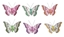 Immagine di FARFALLE 6 MIX COLORI PRIM. CM 8,5 CLIP CF12