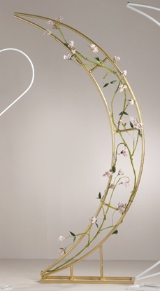 Immagine di STRUTTURA MEZZA LUNA 70X25 H200 ORO