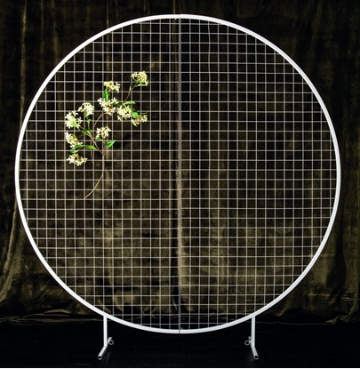 Immagine di CERCHIO 2 METRI C/GRIGLIA LAVORO BIANCA