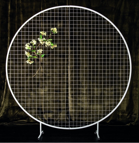 Immagine di CERCHIO 2 METRI C/GRIGLIA LAVORO BIANCA