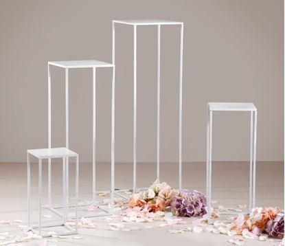 Immagine di ALZATA C/APPOGGIO S/4 P20x40H-24x60H-27x80H-GR30X100H BIANCO