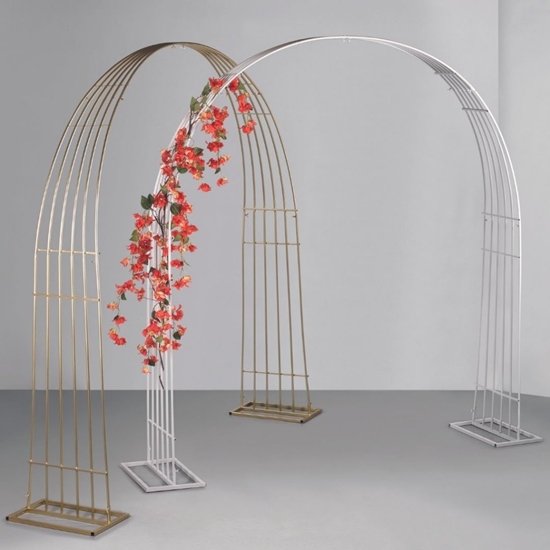 Immagine di ARCO TRIDIMENSIONALE UNITO 220 H 240 BIANCO